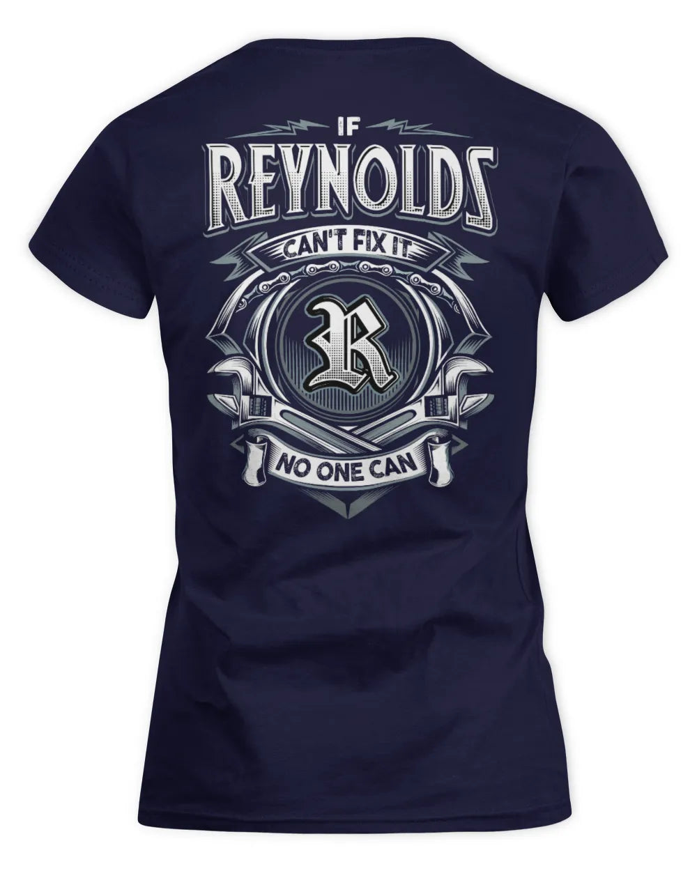 REYNOLDS AP81-K4-626 - Personalized Ahmed Quote Apparel “If Ahmed Can't Fix It, No One Can” - Women's Standard T-Shirt - Navy