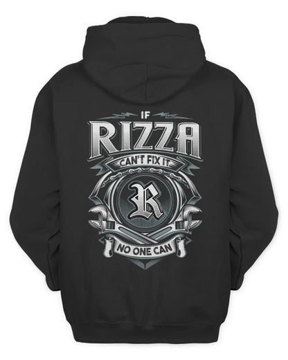 RIZZA AP81-K4-626 - Personalized Ahmed Quote Apparel “If Ahmed Can't Fix It, No One Can” - Unisex Hoodie - Black