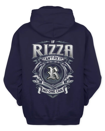 RIZZA AP81-K4-626 - Personalized Ahmed Quote Apparel “If Ahmed Can't Fix It, No One Can” - Unisex Hoodie - Navy