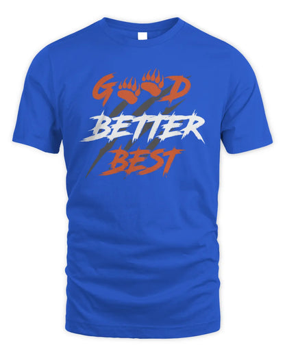 HNIN AP62-K4-666 - Personalized Fierce Wolf Quote Apparel “If You Kick Me When I’m Down, You Better Pray I Don’t Get Up” - Women's Standard T-Shirt - Royal