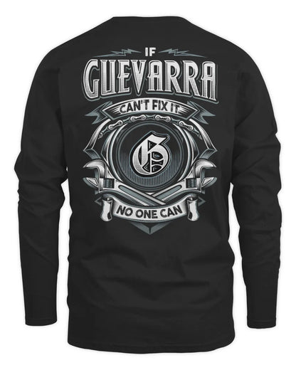 GUEVARRA AP81-K4-626 - Personalized Ahmed Quote Apparel “If Ahmed Can't Fix It, No One Can” - Men's Long Sleeved T-Shirt - Black