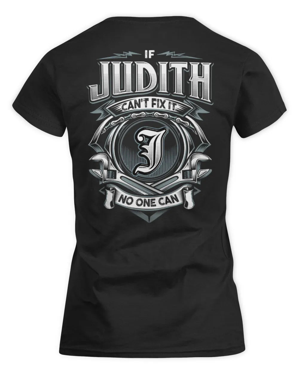 JUDITH AP81-K4-626 - Personalized Ahmed Quote Apparel “If Ahmed Can't Fix It, No One Can” - Women's Standard T-Shirt - Black