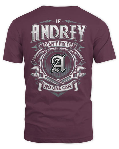 ANDREY AP81-K4-626 - Personalized Ahmed Quote Apparel “If Ahmed Can't Fix It, No One Can” - Unisex Standard T-Shirt - Maroon