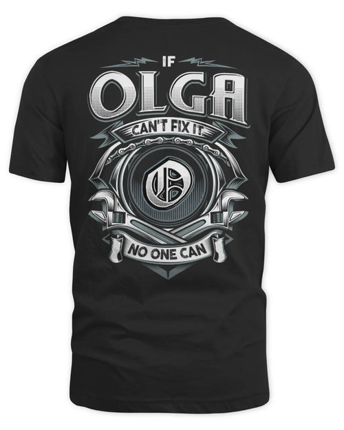 OLGA AP81-K4-626 - Personalized Ahmed Quote Apparel “If Ahmed Can't Fix It, No One Can” - Unisex Standard T-Shirt - Black
