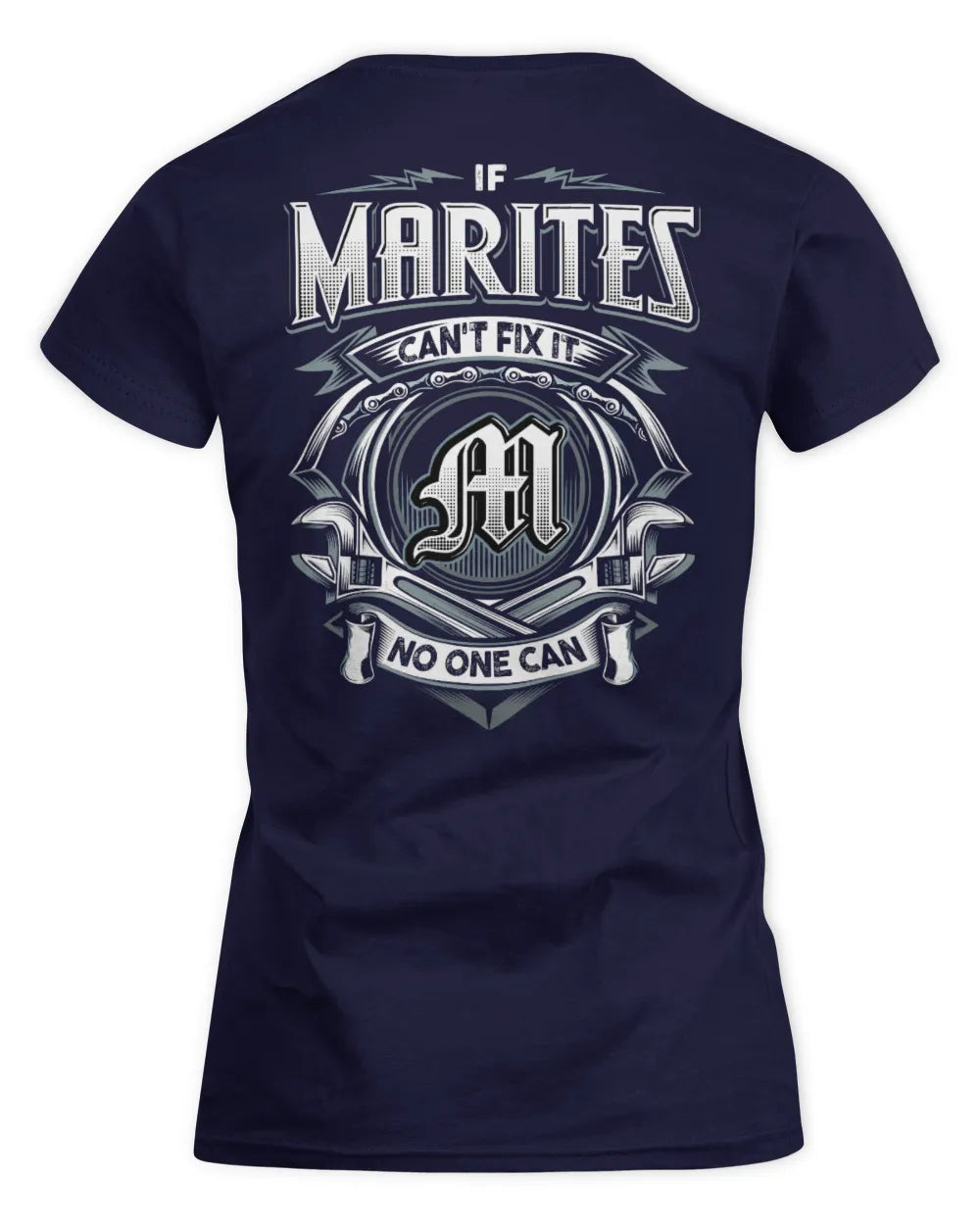 MARITES AP81-K4-626 - Personalized Ahmed Quote Apparel “If Ahmed Can't Fix It, No One Can” - Women's Standard T-Shirt - Navy