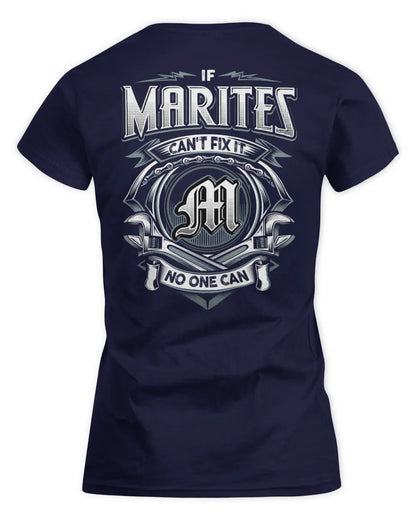 MARITES AP81-K4-626 - Personalized Ahmed Quote Apparel “If Ahmed Can't Fix It, No One Can” - Women's Standard T-Shirt - Navy