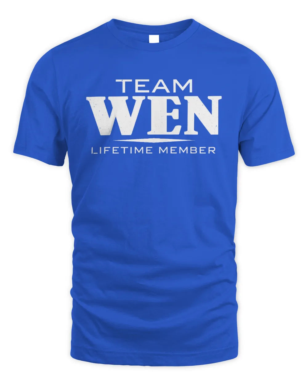 WEN BL62-K4-128 - Personalized “Team NAME Lifetime Member” - Unisex Standard T-Shirt - Royal