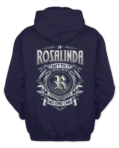ROSALINDA AP81-K4-626 - Personalized Ahmed Quote Apparel “If Ahmed Can't Fix It, No One Can” - Unisex Hoodie - Navy