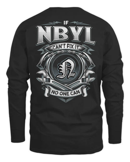 NBYL AP81-K4-626 - Personalized Ahmed Quote Apparel “If Ahmed Can't Fix It, No One Can” - Men's Long Sleeved T-Shirt - Black