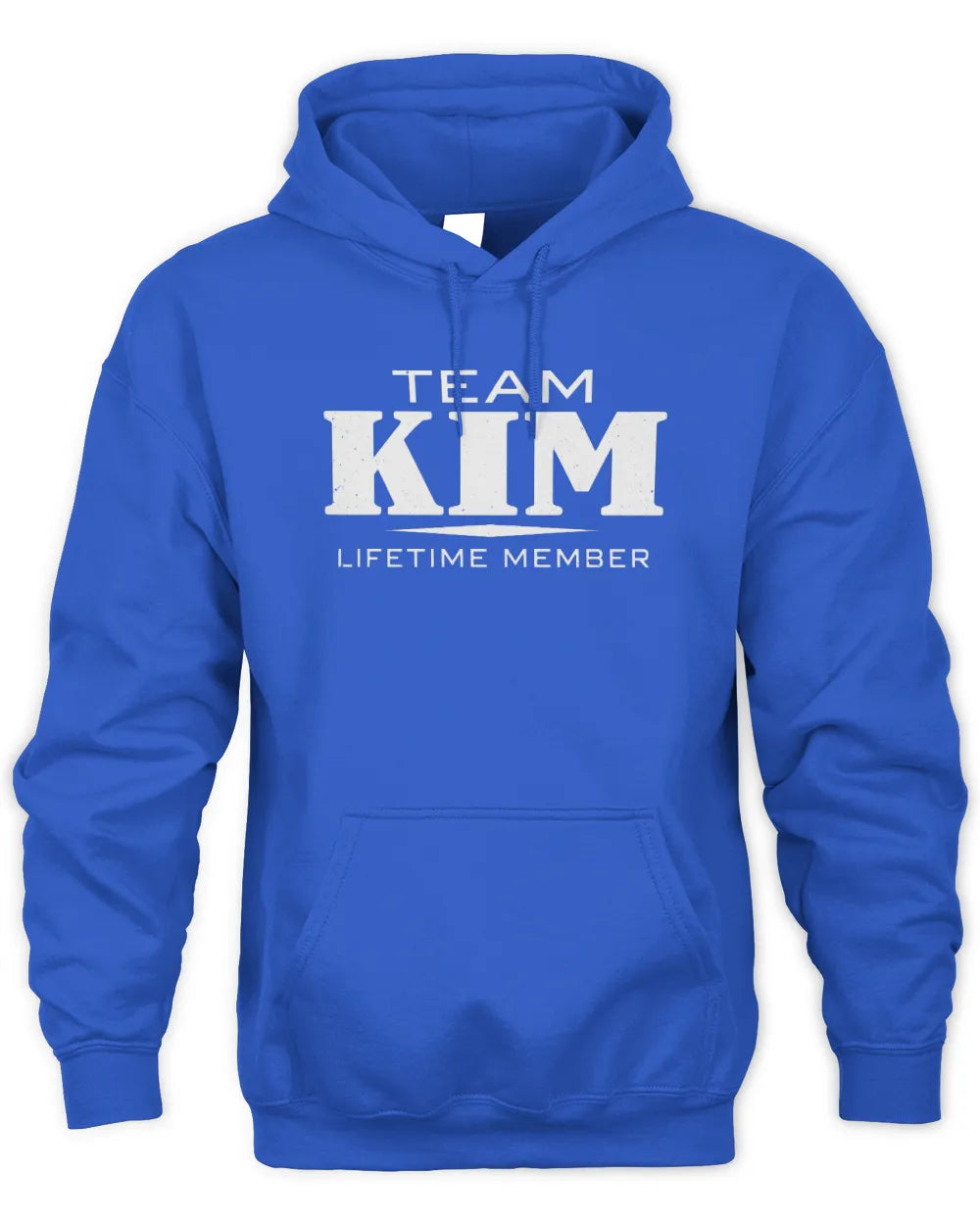 KIM BL62-K4-128 - Personalized “Team NAME Lifetime Member” - Unisex Hoodie - Royal