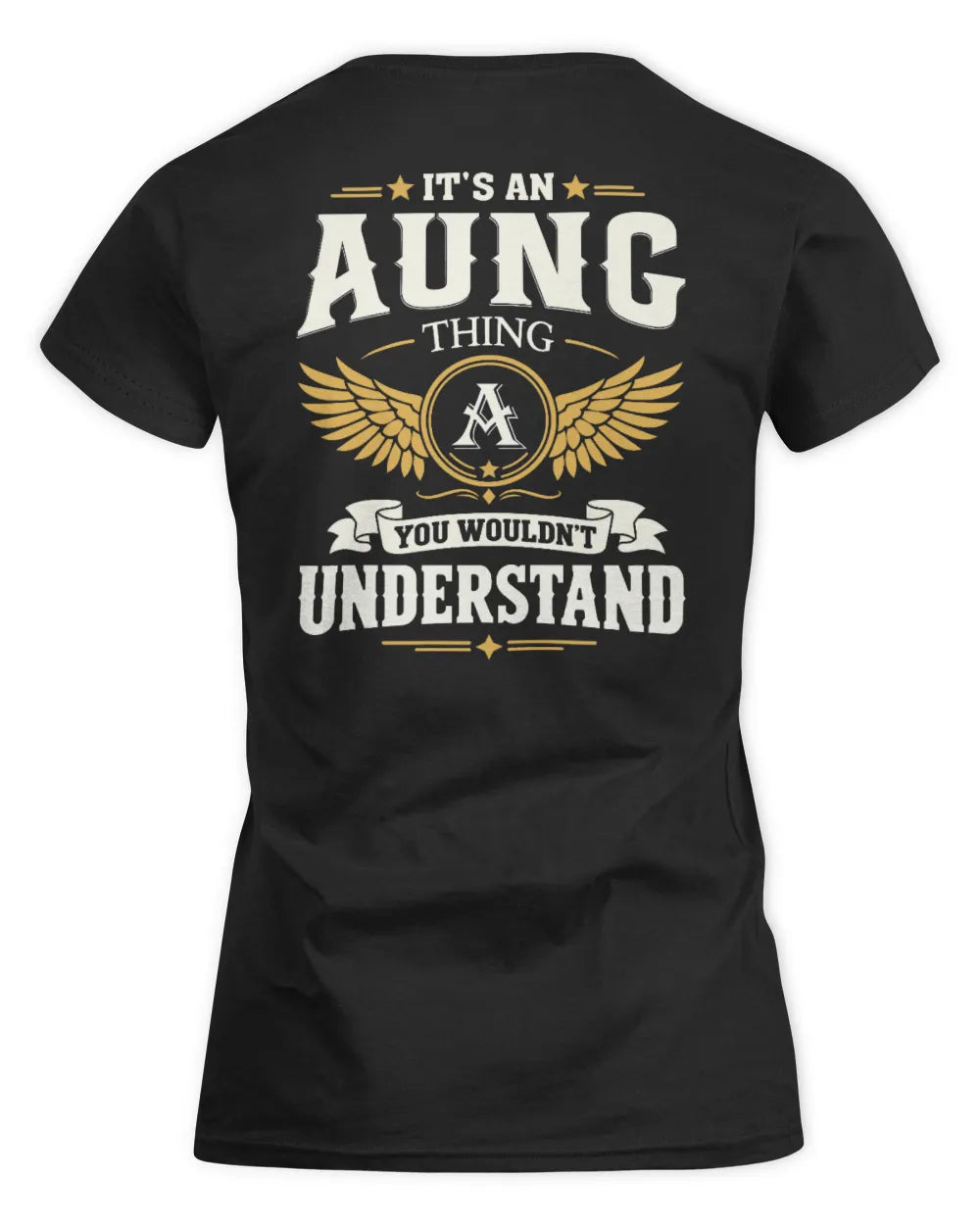 AUNG KT06-M008 It’s a [NAME] Thing – You Wouldn’t Understand | Personalized Vintage T-Shirt - Women's Standard T-Shirt - Black