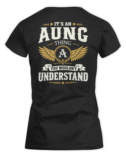 AUNG KT06-M008 It’s a [NAME] Thing – You Wouldn’t Understand | Personalized Vintage T-Shirt - Women's Standard T-Shirt - Black