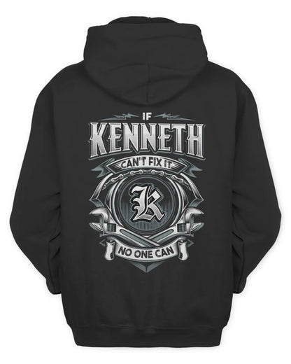 KENNETH AP81-K4-626 - Personalized Ahmed Quote Apparel “If Ahmed Can't Fix It, No One Can” - Unisex Hoodie - Black