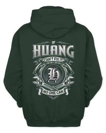 HUANG AP81-K4-626 - Personalized Ahmed Quote Apparel “If Ahmed Can't Fix It, No One Can” - Unisex Hoodie - Forest Green