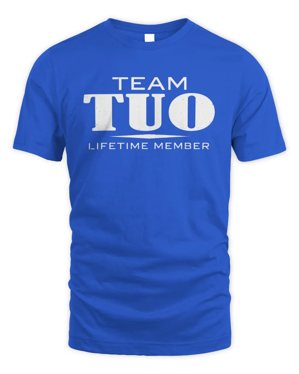TUO BL62-K4-128 - Personalized “Team NAME Lifetime Member” - Unisex Standard T-Shirt - Royal
