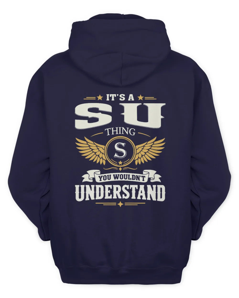 SU KT06-M008 It’s a [NAME] Thing – You Wouldn’t Understand | Personalized Vintage T-Shirt - Unisex Hoodie - Navy
