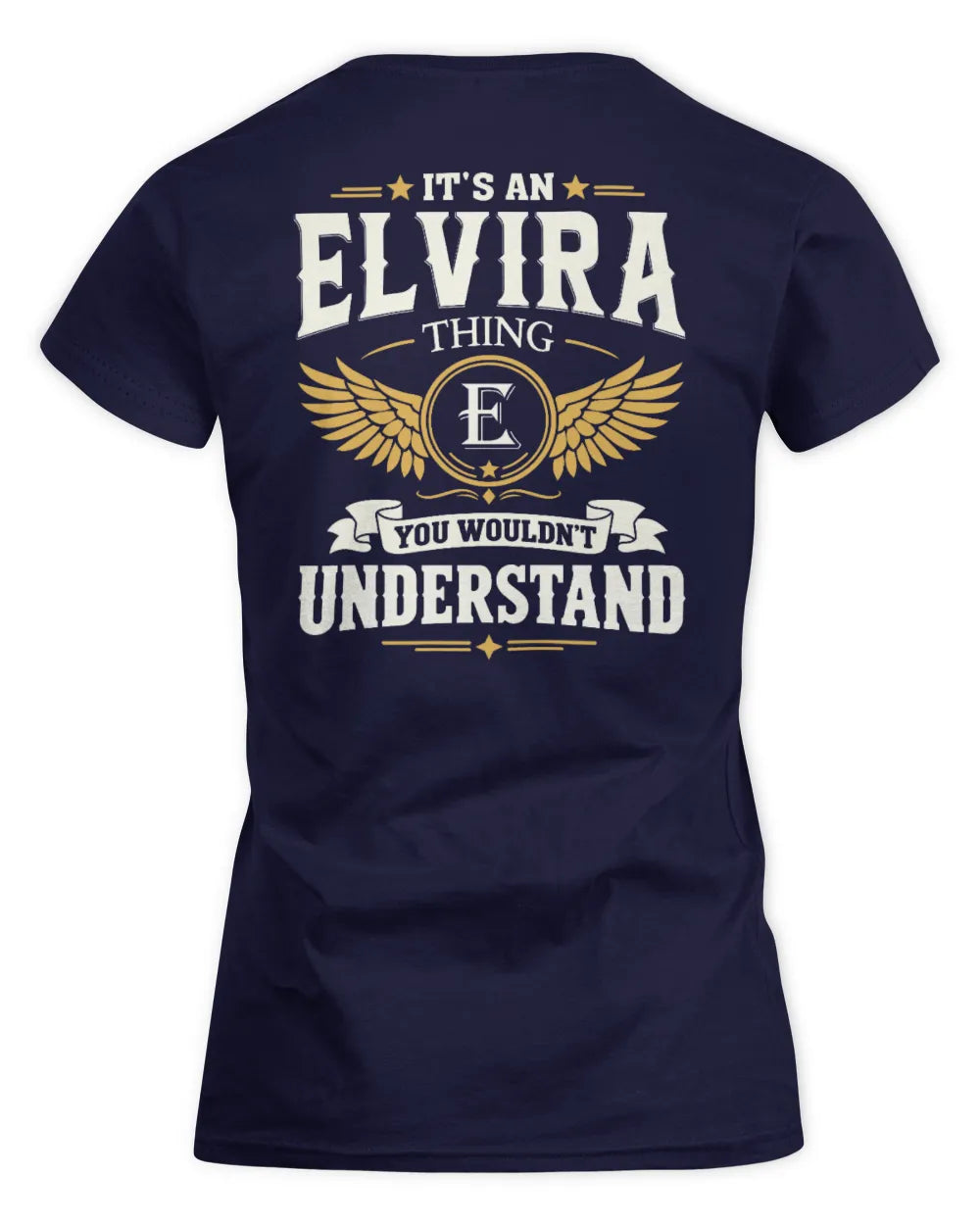 ELVIRA KT06-M008 It’s a [NAME] Thing – You Wouldn’t Understand | Personalized Vintage T-Shirt - Women's Standard T-Shirt - Navy