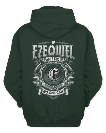 EZEQUIEL AP81-K4-626 - Personalized Ahmed Quote Apparel “If Ahmed Can't Fix It, No One Can” - Unisex Hoodie - Forest Green