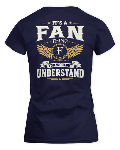 FAN KT06-M008 It’s a [NAME] Thing – You Wouldn’t Understand | Personalized Vintage T-Shirt - Women's Standard T-Shirt - Navy