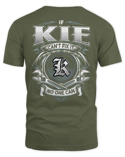 KIE AP81-K4-626 - Personalized Ahmed Quote Apparel “If Ahmed Can't Fix It, No One Can” - Unisex Standard T-Shirt - Military Green
