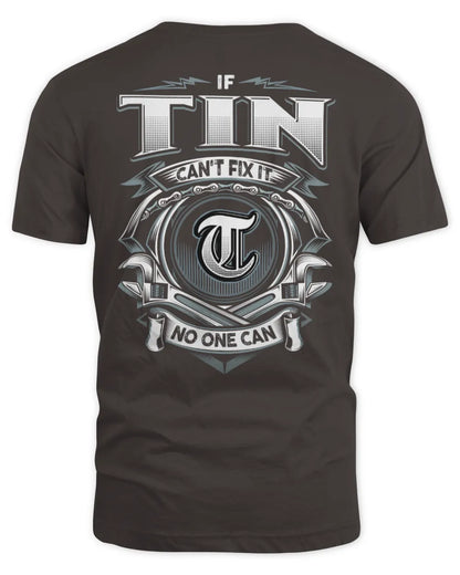 TIN AP81-K4-626 - Personalized Ahmed Quote Apparel “If Ahmed Can't Fix It, No One Can” - Unisex Standard T-Shirt - Dark Chocolate