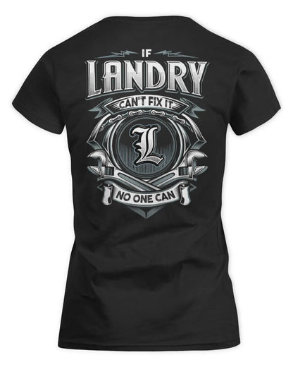 LANDRY AP81-K4-626 - Personalized Ahmed Quote Apparel “If Ahmed Can't Fix It, No One Can” - Women's Standard T-Shirt - Black