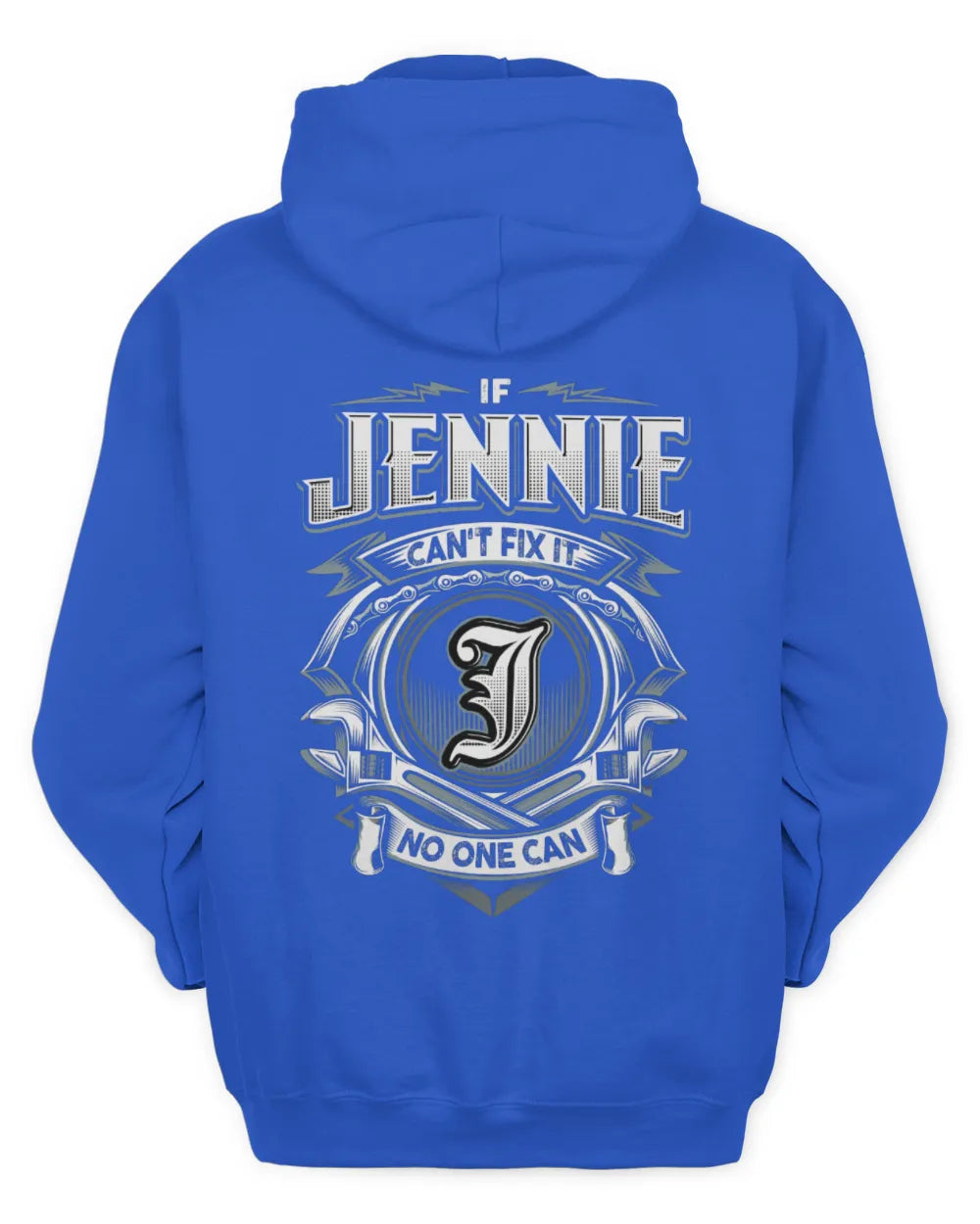 JENNIE AP81-K4-626 - Personalized Ahmed Quote Apparel “If Ahmed Can't Fix It, No One Can” - Unisex Hoodie - Royal