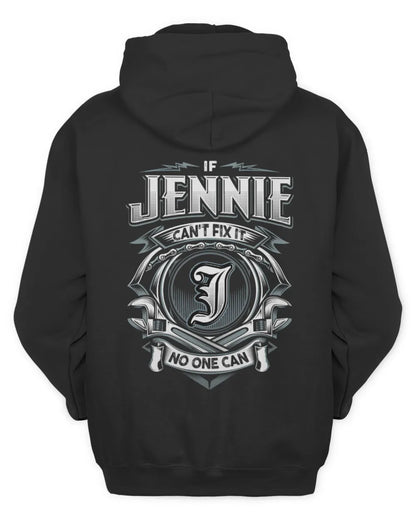 JENNIE AP81-K4-626 - Personalized Ahmed Quote Apparel “If Ahmed Can't Fix It, No One Can” - Unisex Hoodie - Black