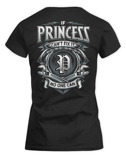 PRINCESS AP81-K4-626 - Personalized Ahmed Quote Apparel “If Ahmed Can't Fix It, No One Can” - Women's Standard T-Shirt - Black
