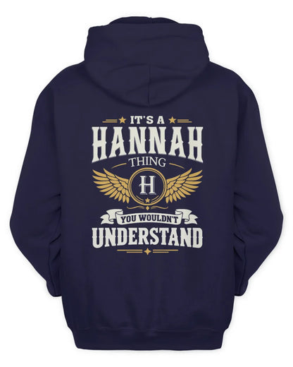 HANNAH KT06-M008 It’s a [NAME] Thing – You Wouldn’t Understand | Personalized Vintage T-Shirt - Unisex Hoodie - Navy
