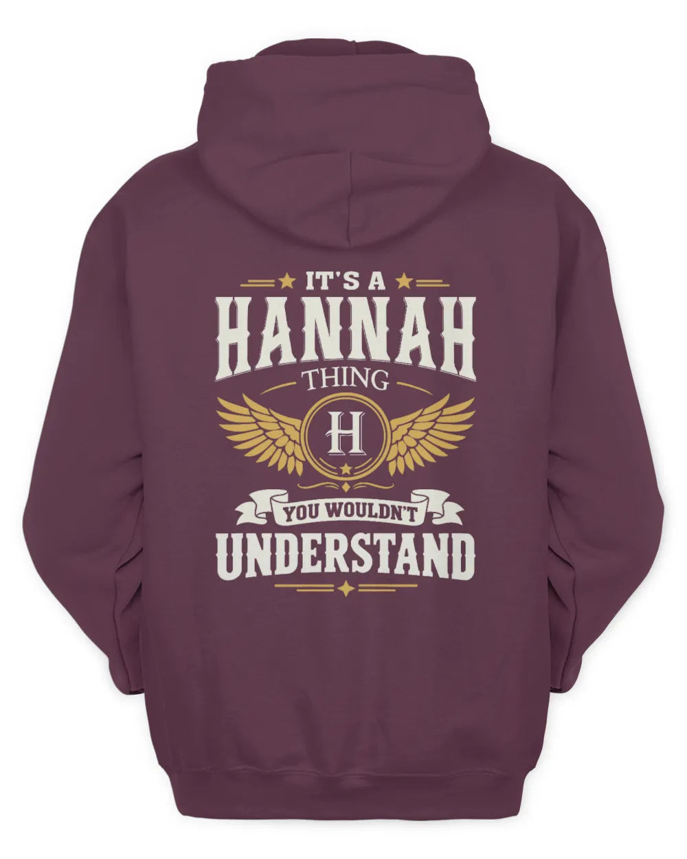HANNAH KT06-M008 It’s a [NAME] Thing – You Wouldn’t Understand | Personalized Vintage T-Shirt - Unisex Hoodie - Maroon
