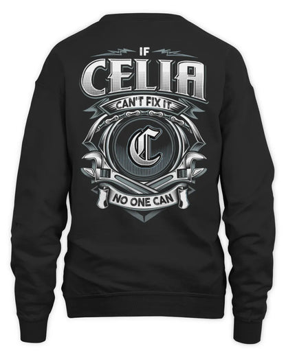 CELIA AP81-K4-626 - Personalized Ahmed Quote Apparel “If Ahmed Can't Fix It, No One Can” - Unisex Sweatshirt - Black