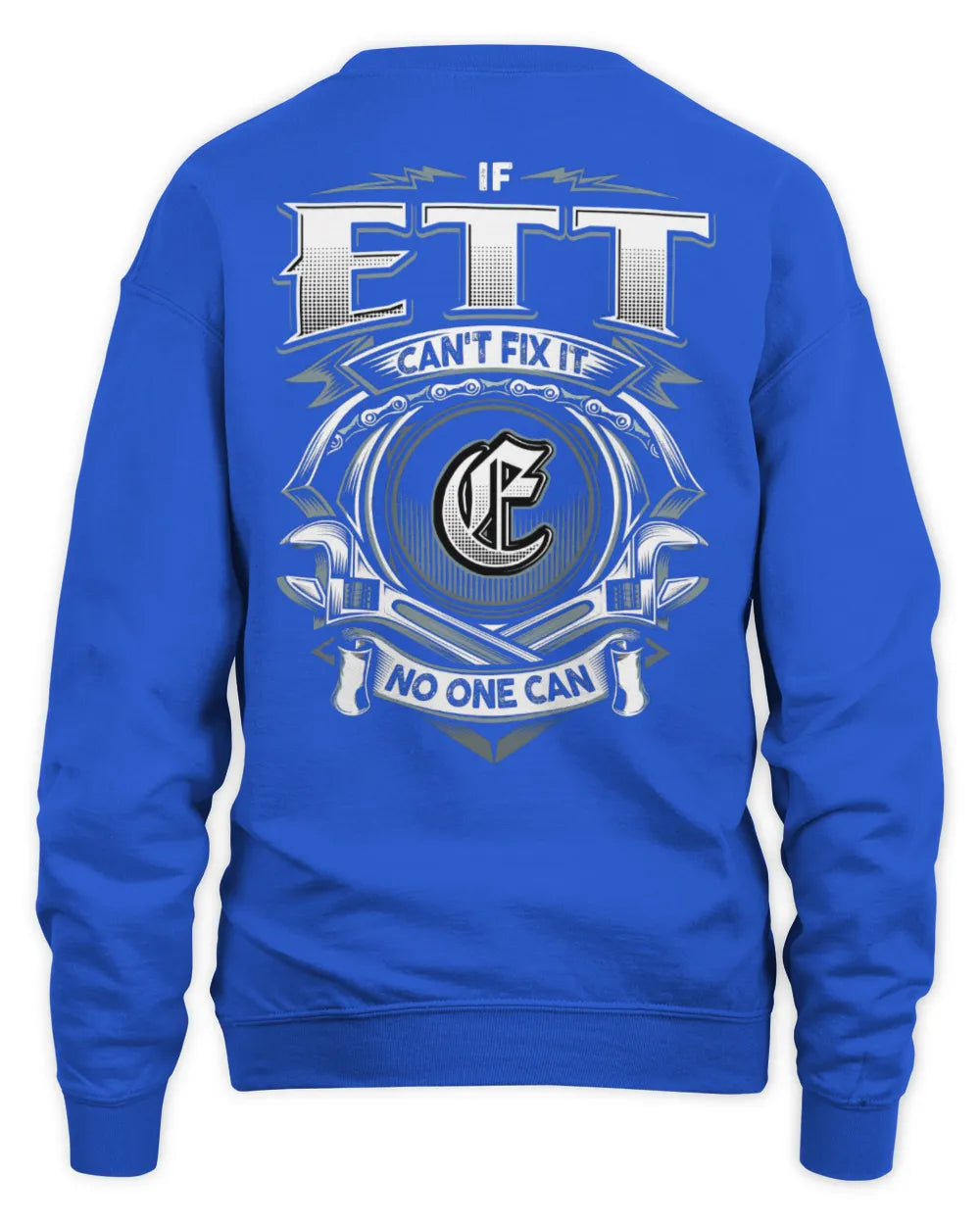 ETT AP81-K4-626 - Personalized Ahmed Quote Apparel “If Ahmed Can't Fix It, No One Can” - Unisex Sweatshirt - Royal