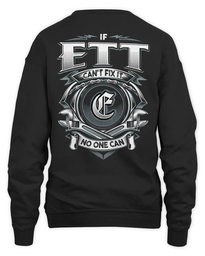 ETT AP81-K4-626 - Personalized Ahmed Quote Apparel “If Ahmed Can't Fix It, No One Can” - Unisex Sweatshirt - Black