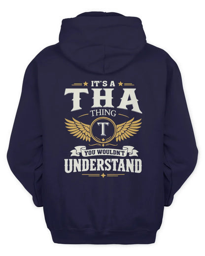 THA KT06-M008 It’s a [NAME] Thing – You Wouldn’t Understand | Personalized Vintage T-Shirt - Unisex Hoodie - Navy
