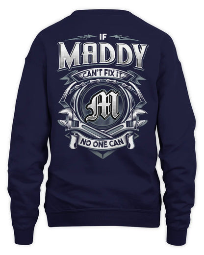MADDY AP81-K4-626 - Personalized Ahmed Quote Apparel “If Ahmed Can't Fix It, No One Can” - Unisex Sweatshirt - Navy