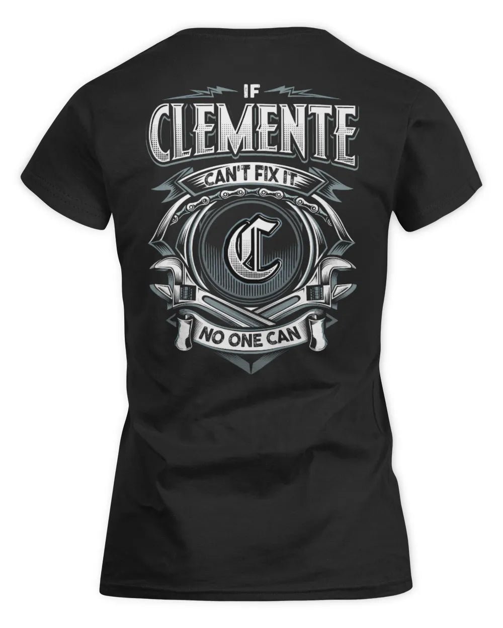 CLEMENTE AP81-K4-626 - Personalized Ahmed Quote Apparel “If Ahmed Can't Fix It, No One Can” - Women's Standard T-Shirt - Black