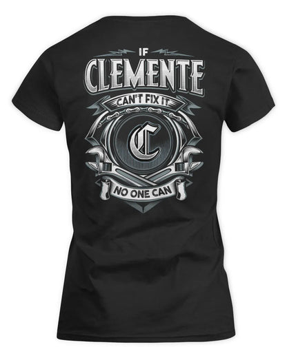 CLEMENTE AP81-K4-626 - Personalized Ahmed Quote Apparel “If Ahmed Can't Fix It, No One Can” - Women's Standard T-Shirt - Black