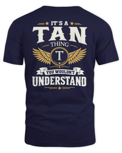 TAN KT06-M008 It’s a [NAME] Thing – You Wouldn’t Understand | Personalized Vintage T-Shirt - Unisex Standard T-Shirt - Navy