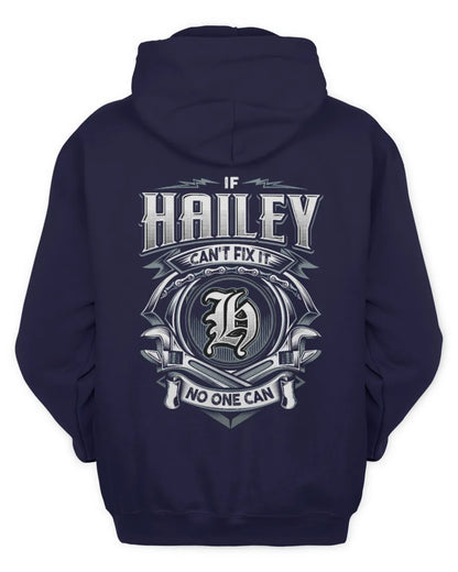 HAILEY AP81-K4-626 - Personalized Ahmed Quote Apparel “If Ahmed Can't Fix It, No One Can” - Unisex Hoodie - Navy