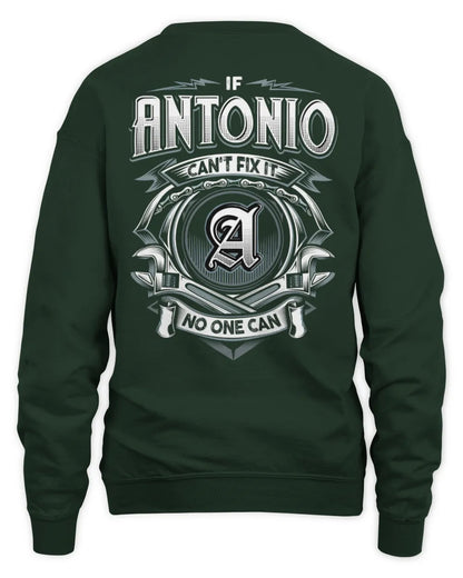 ANTONIO AP81-K4-626 - Personalized Ahmed Quote Apparel “If Ahmed Can't Fix It, No One Can” - Unisex Sweatshirt - Forest Green