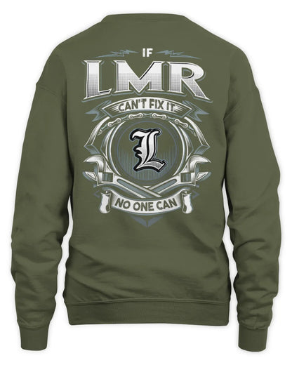 LMR AP81-K4-626 - Personalized Ahmed Quote Apparel “If Ahmed Can't Fix It, No One Can” - Unisex Sweatshirt - Military Green