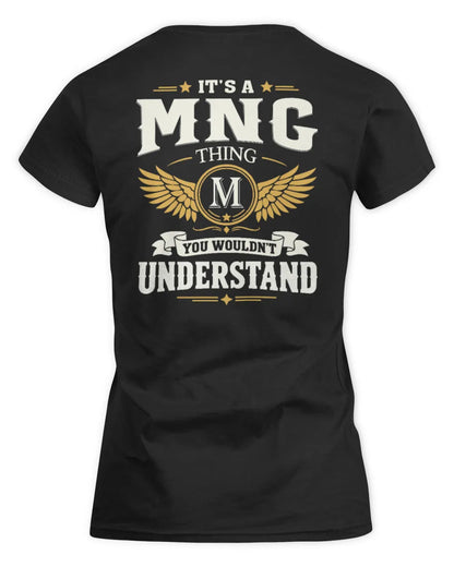 MNG KT06-M008 It’s a [NAME] Thing – You Wouldn’t Understand | Personalized Vintage T-Shirt - Women's Standard T-Shirt - Black