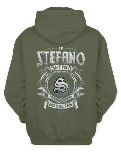 STEFANO AP81-K4-626 - Personalized Ahmed Quote Apparel “If Ahmed Can't Fix It, No One Can” - Unisex Hoodie - Military Green
