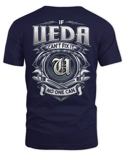 UEDA AP81-K4-626 - Personalized Ahmed Quote Apparel “If Ahmed Can't Fix It, No One Can” - Unisex Standard T-Shirt - Navy