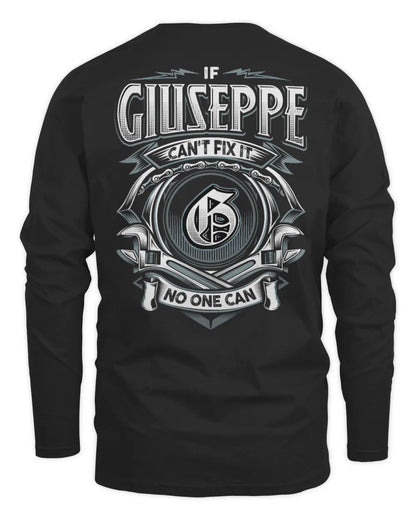GIUSEPPE AP81-K4-626 - Personalized Ahmed Quote Apparel “If Ahmed Can't Fix It, No One Can” - Men's Long Sleeved T-Shirt - Black