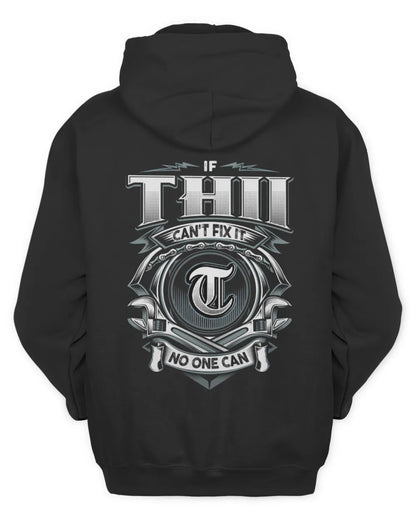 THII AP81-K4-626 - Personalized Ahmed Quote Apparel “If Ahmed Can't Fix It, No One Can” - Unisex Hoodie - Black