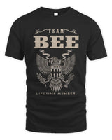 BEE TP06-K82 – Personalized Classic Style Apparel “Team NAME Lifetime Member” - Unisex Standard T-Shirt - Black