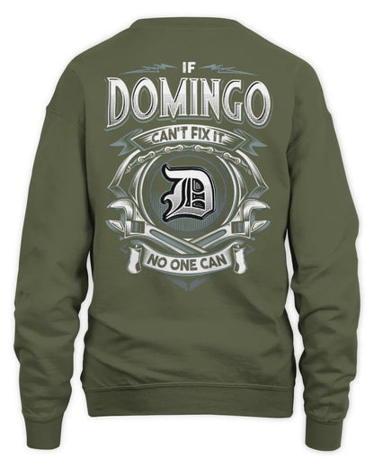 DOMINGO AP81-K4-626 - Personalized Ahmed Quote Apparel “If Ahmed Can't Fix It, No One Can” - Unisex Sweatshirt - Military Green