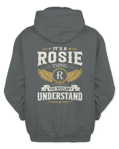 ROSIE KT06-M008 It’s a [NAME] Thing – You Wouldn’t Understand | Personalized Vintage T-Shirt - Unisex Hoodie - Charcoal